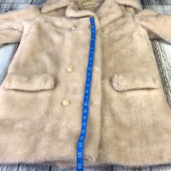 VTG Debutogs Faux Fur Coat Women’s Size M - Picture 12 of 14